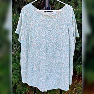 Ava & Viv Mint Green Blouse Plus Size 2X